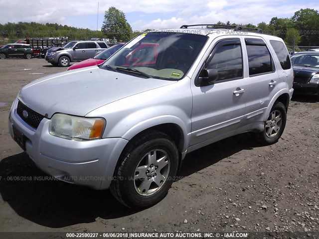 1FMCU94144KA31279 - 2004 FORD ESCAPE LIMITED SILVER photo 2