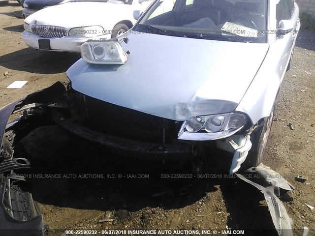 WVWRH63B23P286414 - 2003 VOLKSWAGEN PASSAT GLX Light Blue photo 6