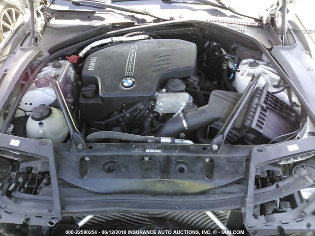 WBAXH5C52CDW04848 - 2012 BMW 528 XI WHITE photo 10