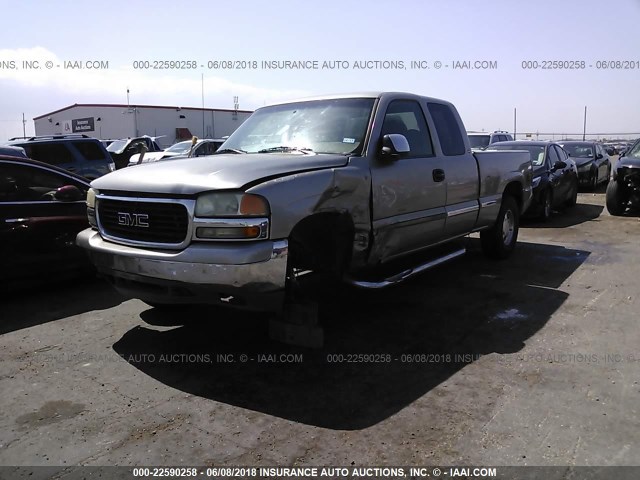 2GTEK19T2X1546977 - 1999 GMC NEW SIERRA K1500 ფერფლისფერი ფოტო 2