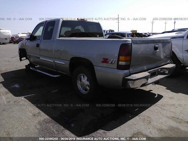 2GTEK19T2X1546977 - 1999 GMC NEW SIERRA K1500 ფერფლისფერი ფოტო 3