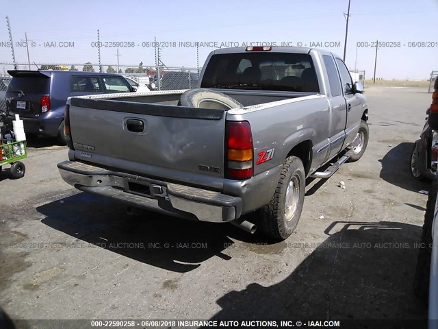 2GTEK19T2X1546977 - 1999 GMC NEW SIERRA K1500 ფერფლისფერი ფოტო 4