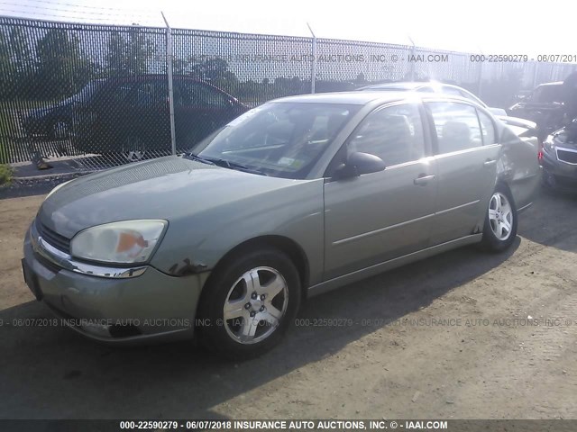 1G1ZU54884F210074 - 2004 CHEVROLET MALIBU LT GRAY photo 2