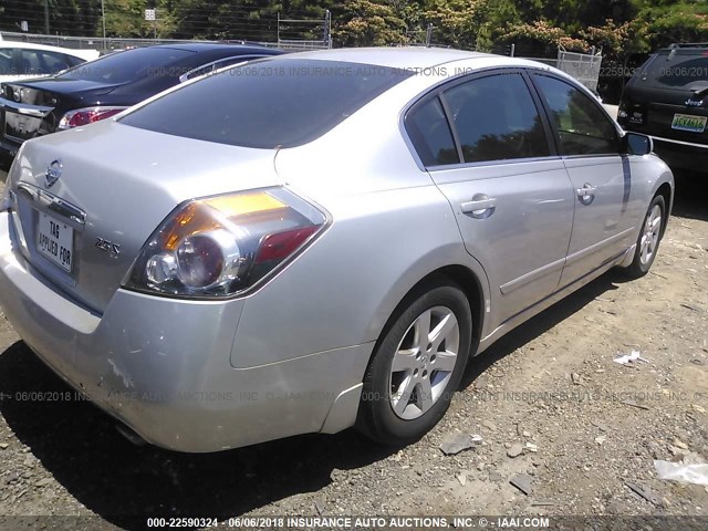 1N4AL21E57C229015 - 2007 NISSAN ALTIMA 2.5/2.5S SILVER photo 4