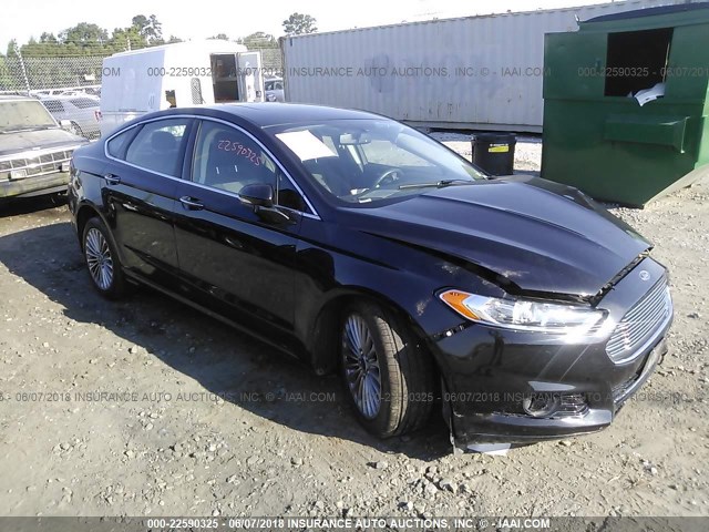 3FA6P0K99FR241815 - 2015 FORD FUSION TITANIUM BLACK photo 1