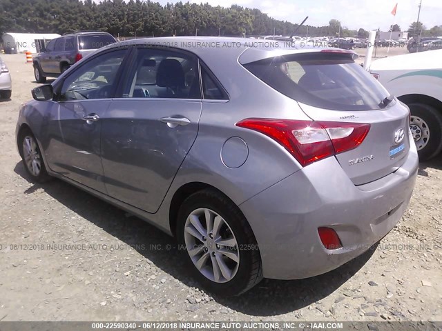 KMHD35LH5EU204098 - 2014 HYUNDAI ELANTRA GT GRAY photo 3