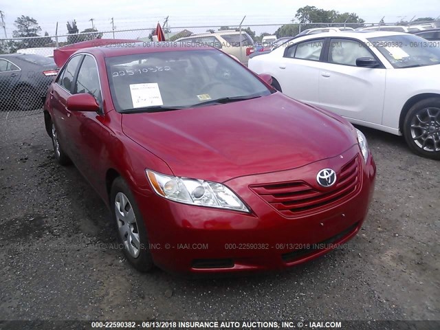 4T1BE46K48U236385 - 2008 TOYOTA CAMRY CE/LE/XLE/SE RED photo 1