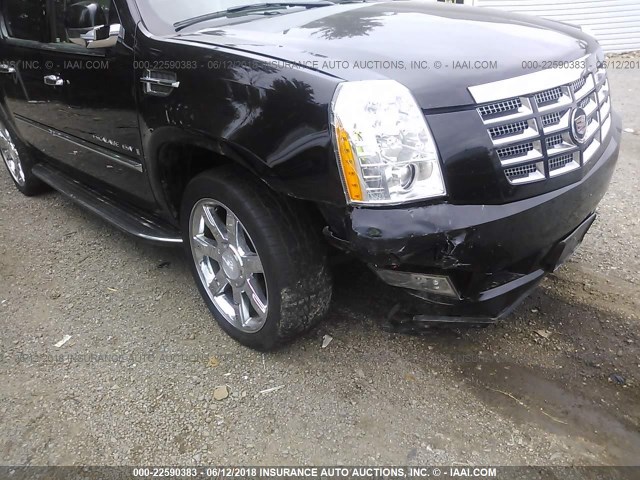 1GYFK66837R295101 - 2007 CADILLAC ESCALADE ESV BLACK photo 6