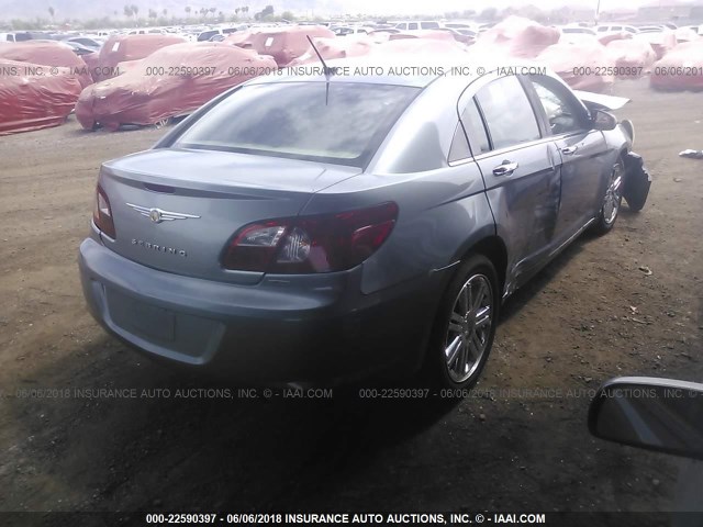 1C3LC66M77N550055 - 2007 CHRYSLER SEBRING LIMITED BLUE photo 4