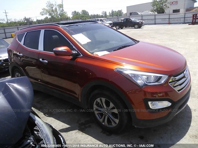 5XYZU3LB8FG289531 - 2015 HYUNDAI SANTA FE SPORT  ORANGE photo 1