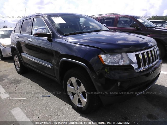 1J4RS5GG8BC658727 - 2011 JEEP GRAND CHEROKEE LIMITED Navy photo 1