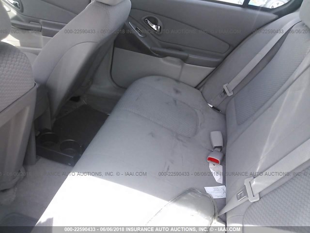 1G1ZS58F58F131711 - 2008 CHEVROLET MALIBU LS GRAY photo 8