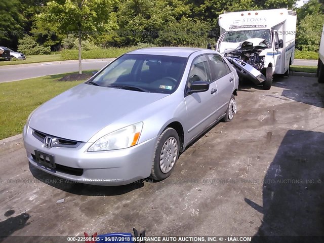 1HGCM56185A147183 - 2005 HONDA ACCORD DX SILVER photo 2