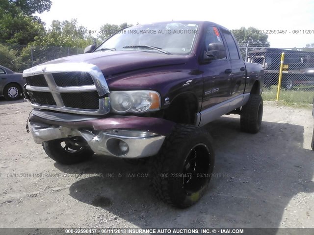 3D7KU28C73G774436 - 2003 DODGE RAM 2500 ST/SLT MAROON photo 2