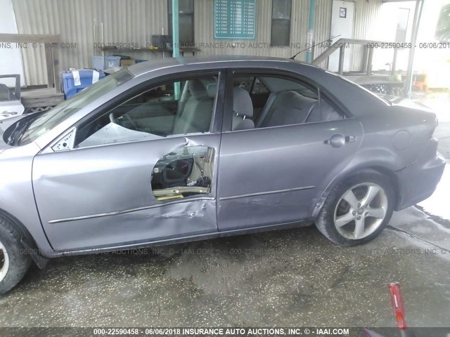 1YVHP80C865M03401 - 2006 MAZDA 6 I GRAY photo 6