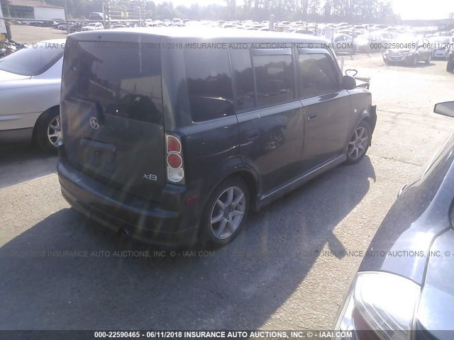 JTLKT334350195605 - 2005 TOYOTA SCION XB ნაცრისფერი ფოტო 4