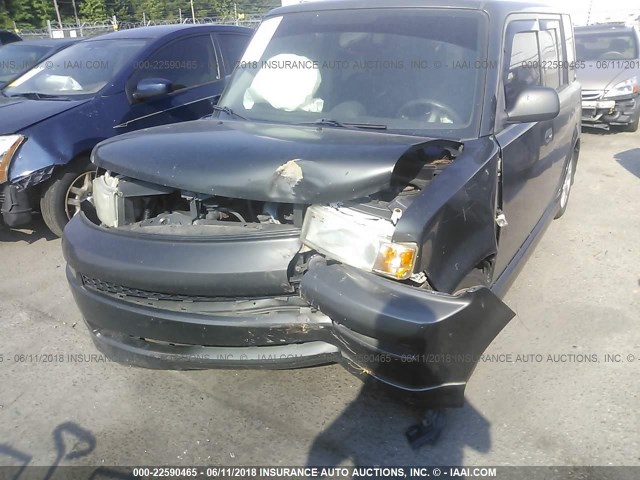 JTLKT334350195605 - 2005 TOYOTA SCION XB ნაცრისფერი ფოტო 6