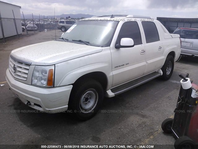 3GYEK62N46G209042 - 2006 CADILLAC ESCALADE EXT WHITE photo 2