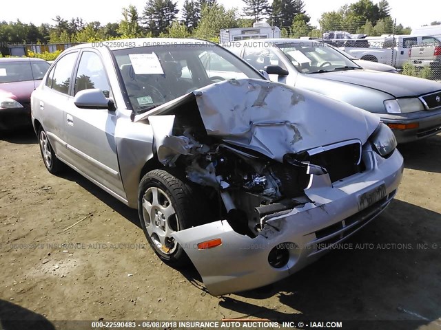 KMHDN45D53U578772 - 2003 HYUNDAI ELANTRA GLS/GT SILVER photo 1