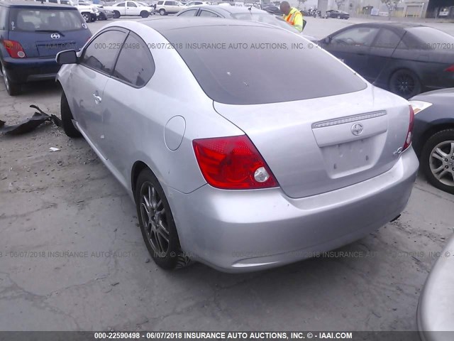 JTKDE167X50041832 - 2005 TOYOTA SCION TC 灰色 照片 3