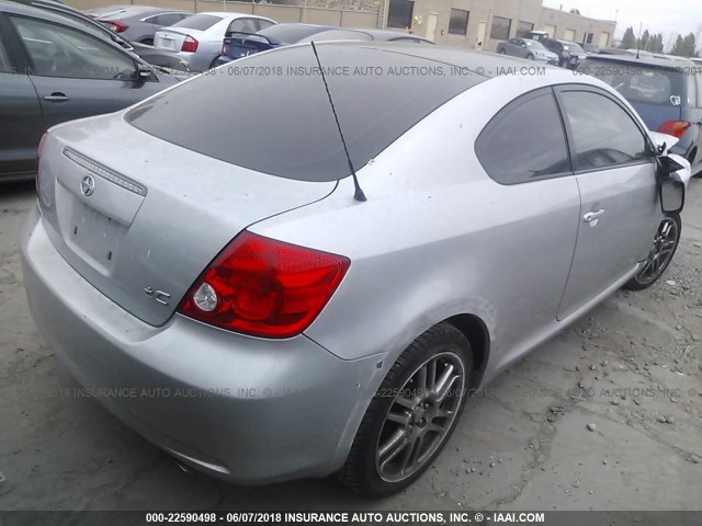 JTKDE167X50041832 - 2005 TOYOTA SCION TC 灰色 照片 4