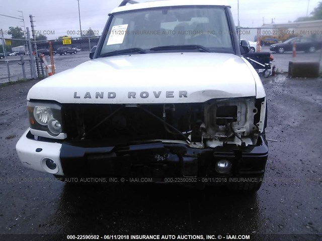 SALTY19404A841763 - 2004 LAND ROVER DISCOVERY II SE WHITE photo 6