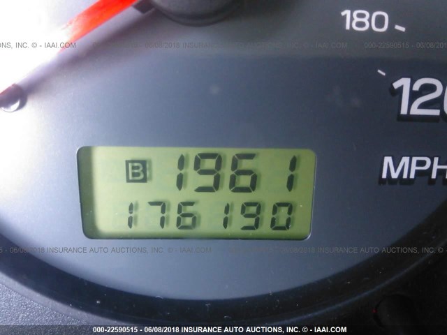 JF1SF656X2H700755 - 2002 SUBARU FORESTER S BLACK photo 7