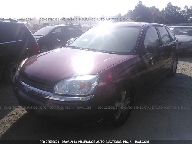 1G1ZT64814F167495 - 2004 CHEVROLET MALIBU MAXX LS RED photo 2