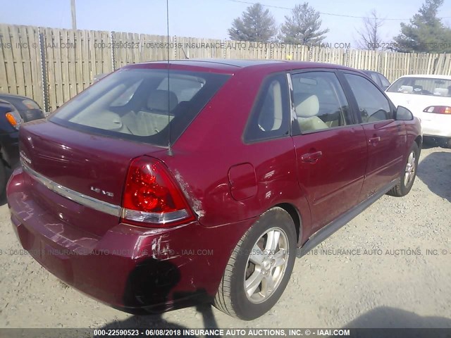 1G1ZT64814F167495 - 2004 CHEVROLET MALIBU MAXX LS RED photo 4
