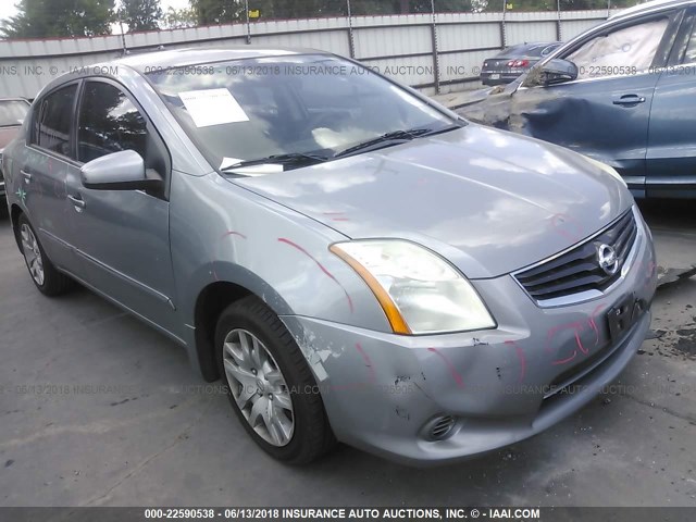 3N1AB6AP0BL674638 - 2011 NISSAN SENTRA 2.0/2.0S/SR/2.0SL SILVER photo 1