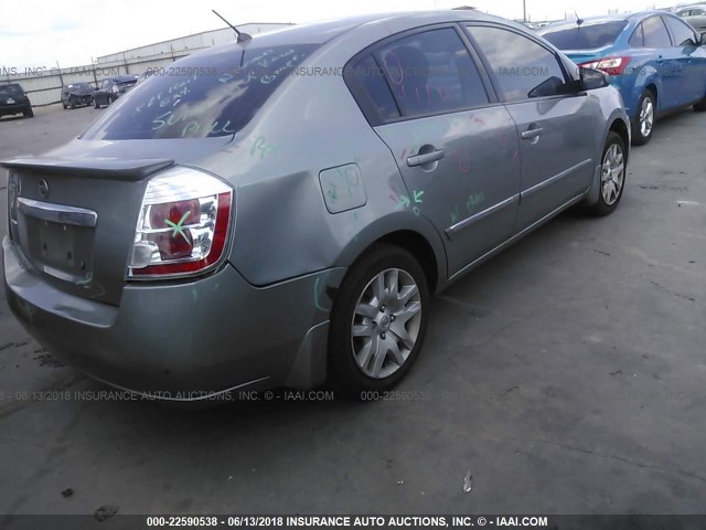 3N1AB6AP0BL674638 - 2011 NISSAN SENTRA 2.0/2.0S/SR/2.0SL SILVER photo 4