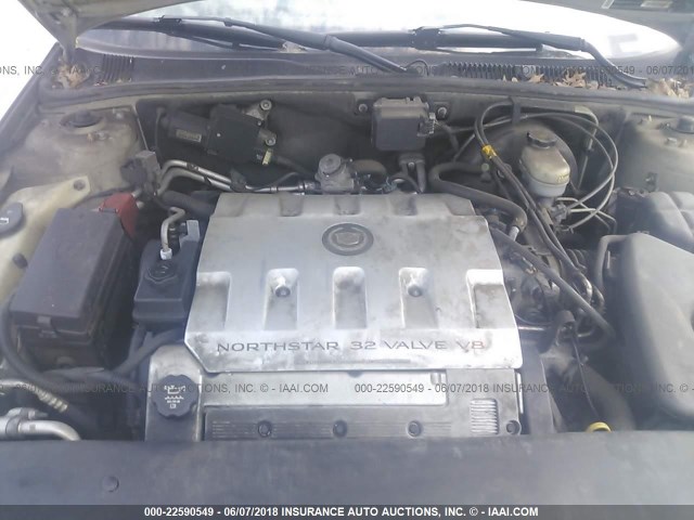 1G6KS54Y73U273520 - 2003 CADILLAC SEVILLE SLS SILVER photo 10