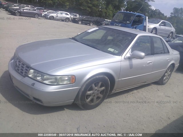 1G6KS54Y73U273520 - 2003 CADILLAC SEVILLE SLS SILVER photo 2