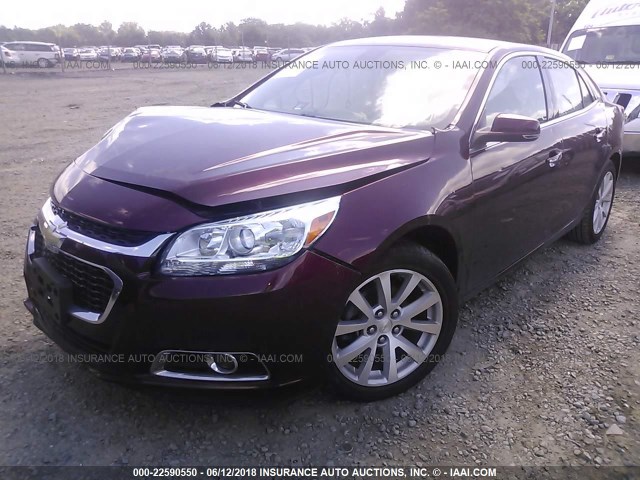 1G11E5SA3GF159278 - 2016 CHEVROLET MALIBU LIMITED LTZ Марун фото 2