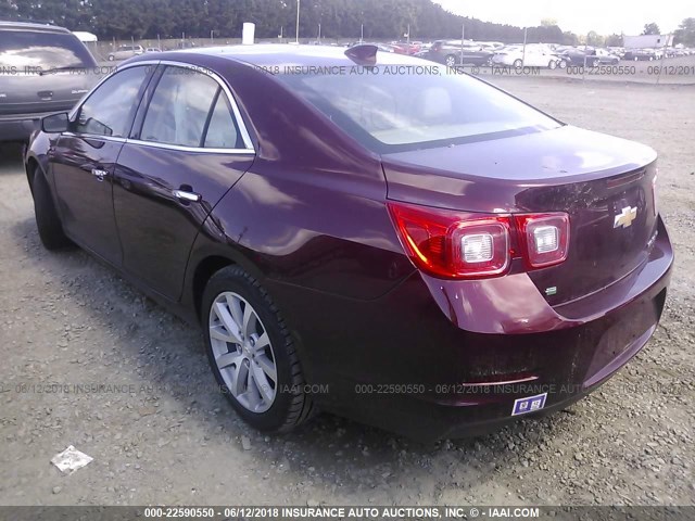 1G11E5SA3GF159278 - 2016 CHEVROLET MALIBU LIMITED LTZ Марун фото 3