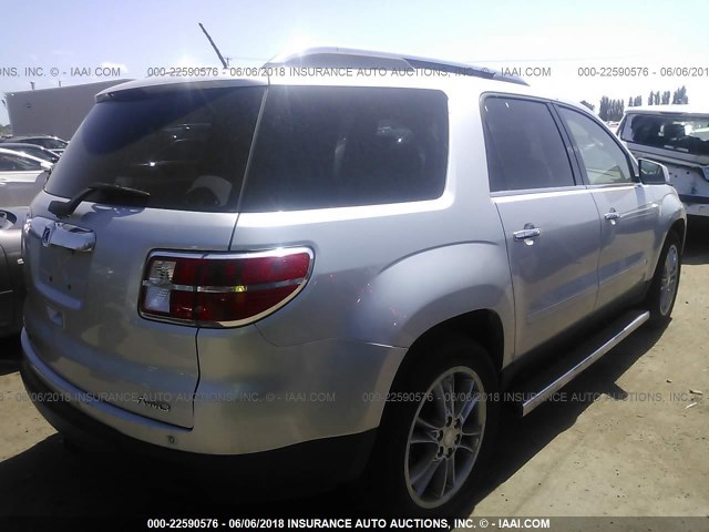 5GZEV23D49J113800 - 2009 SATURN OUTLOOK XR ვერცხლისფერი ფოტო 4