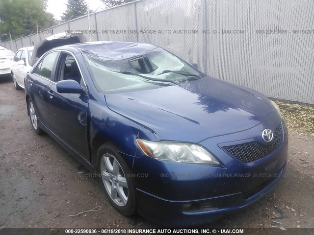 4T1BE46K88U248894 - 2008 TOYOTA CAMRY CE/LE/XLE/SE BLUE photo 1