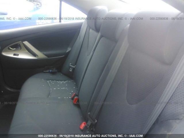 4T1BE46K88U248894 - 2008 TOYOTA CAMRY CE/LE/XLE/SE BLUE photo 8