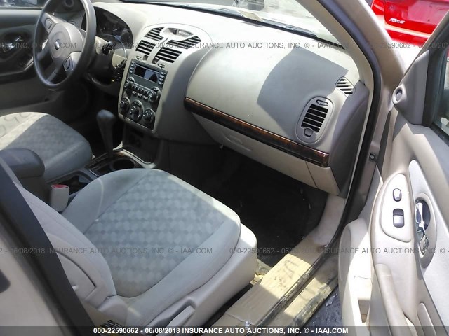 1G1ZT548X5F177387 - 2005 CHEVROLET MALIBU LS 棕色 照片 5