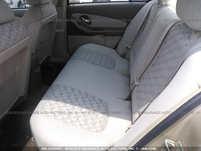 1G1ZT548X5F177387 - 2005 CHEVROLET MALIBU LS 棕色 照片 8