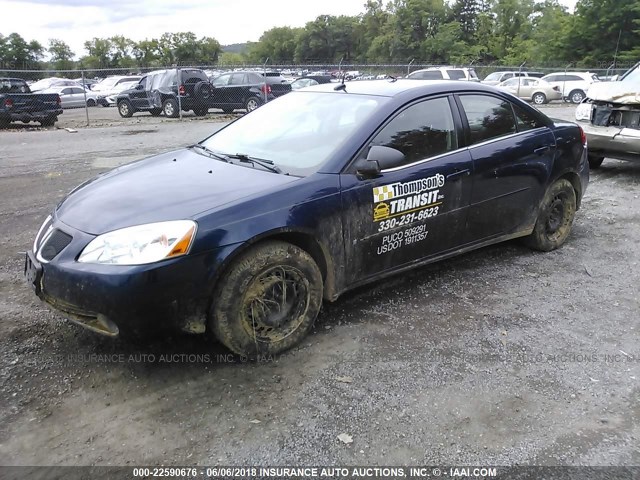 1G2ZF57B084286435 - 2008 PONTIAC G6 VALUE LEADER/BASE BLUE photo 2