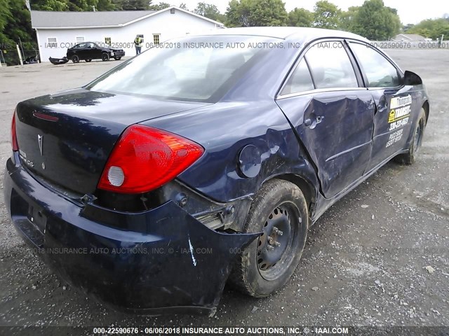 1G2ZF57B084286435 - 2008 PONTIAC G6 VALUE LEADER/BASE BLUE photo 6