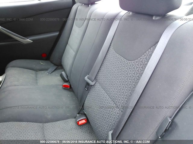 1G2ZF57B084286435 - 2008 PONTIAC G6 VALUE LEADER/BASE BLUE photo 8