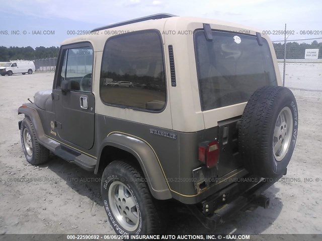 2J4FY49T7KJ151099 - 1989 JEEP WRANGLER / YJ SAHARA BROWN photo 3