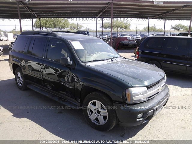 1GNES16S236125282 - 2003 CHEVROLET TRAILBLAZER EXT GREEN photo 1