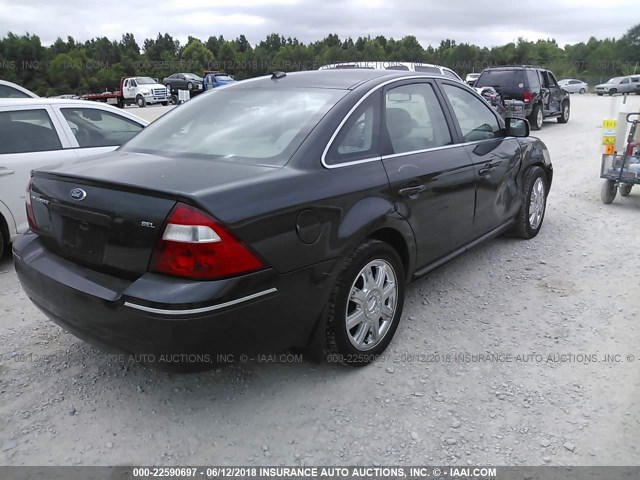 1FAHP24197G128922 - 2007 FORD FIVE HUNDRED SEL GRAY photo 4