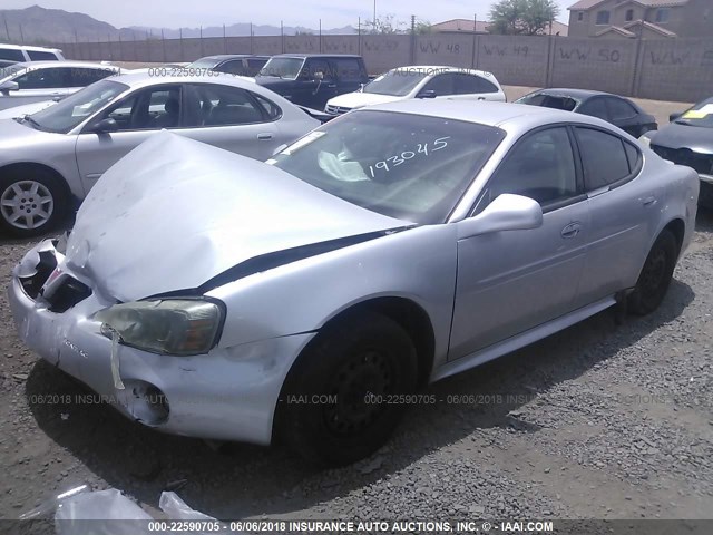 2G2WP522651193045 - 2005 PONTIAC GRAND PRIX SILVER photo 2