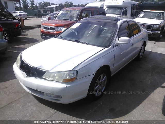 19UUA56862A013200 - 2002 ACURA 3.2TL TYPE-S WHITE photo 2