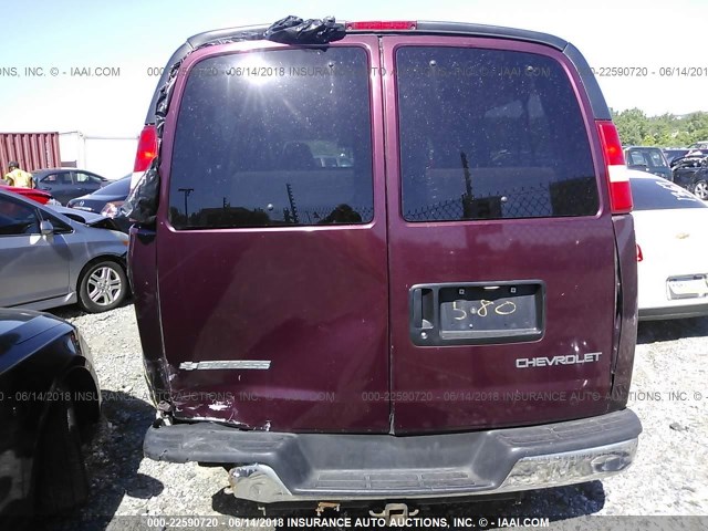 1GAHG39U331221542 - 2003 CHEVROLET EXPRESS G3500  PURPLE photo 6