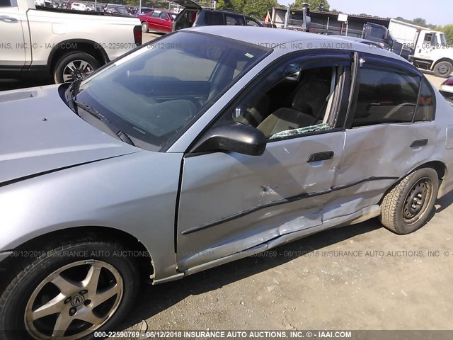 2HGES16344H574529 - 2004 HONDA CIVIC DX VP SILVER photo 6